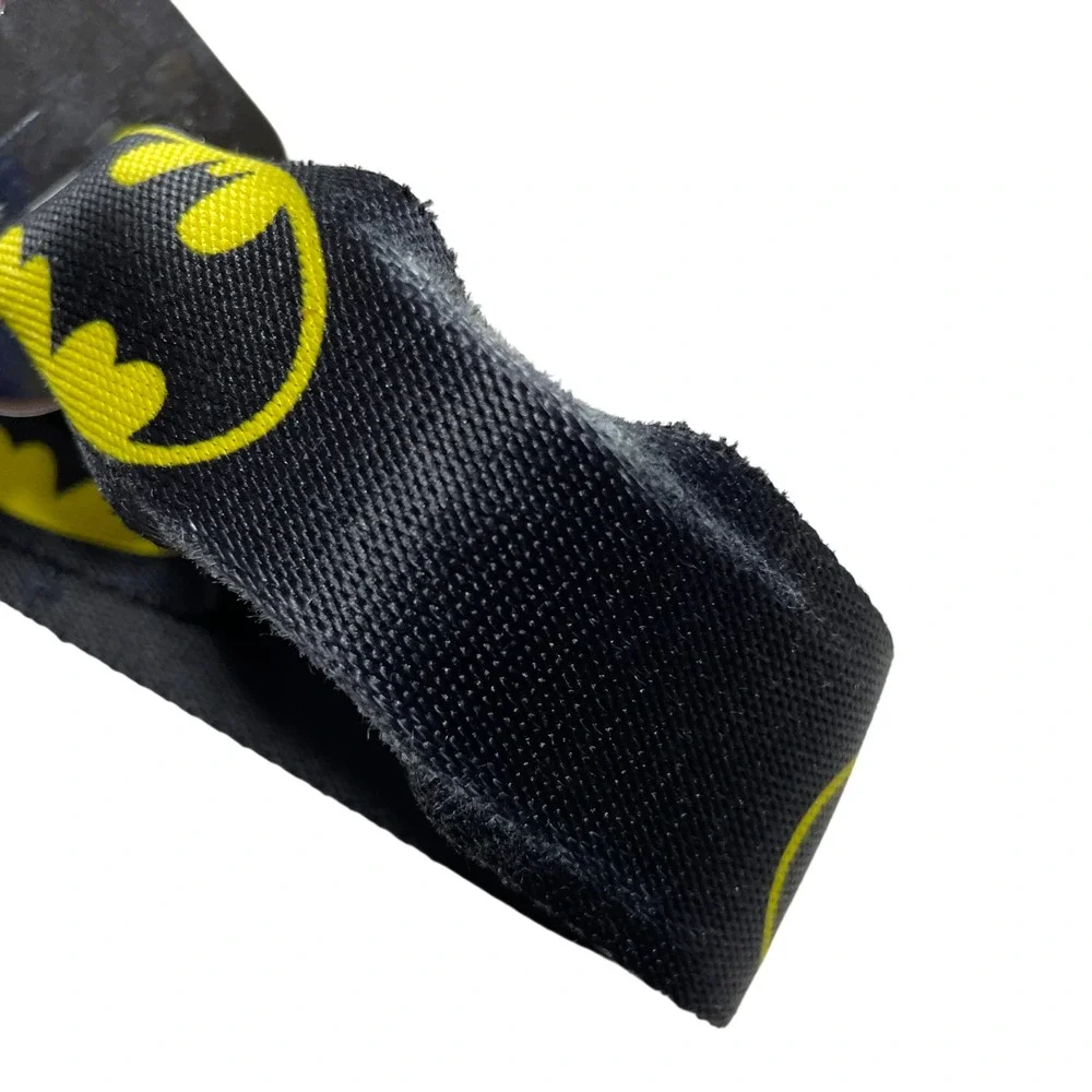 Batman DC Comics Black Yellow Licensed Seatbelt Seat Belt Style Men‎ Buckle Down